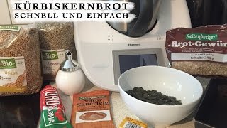 100 Sekunden THERMOMIX  TM5  Schnelles Kürbiskernbrot [upl. by Adas]