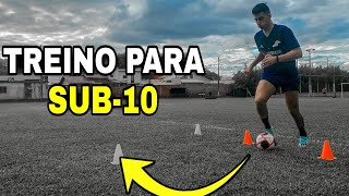 Treino Completo para Sub10  Como Treinar Futebol com 10 Anos de Idade [upl. by Yesrod]