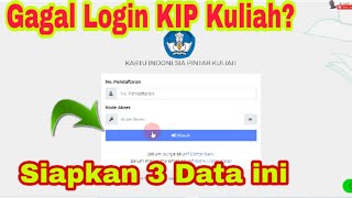 Cara Mengatasi Lupa No Pendaftaran dan Kode Akses KIP Kuliah [upl. by Alix]