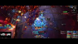 Uthopic vs Sun Kings Salvation  Mythic  Fire Mage PoV [upl. by Murvyn]