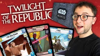 Twilight of the Republic Press Kit  Star Wars Unlimited Set 3  Hyperfoil Legendary Pull [upl. by Samohtnhoj]