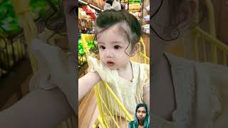 Baby in trolley 🛒shorts cute viralvideo [upl. by Bette-Ann]