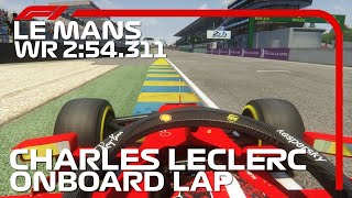 Charles Leclerc Onboard Lap  2020 Le Mans Grand Prix  World Record In An F1 Car 254311 [upl. by Rabkin]