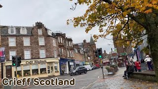 🏴󠁧󠁢󠁳󠁣󠁴󠁿walking tour around Crieff ScotlandSpecial walkingon the way by moo family Vlogs [upl. by Nelda]