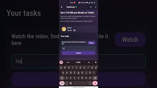 Earn 10000 per Month on Twitch  Tapswap Code  How To Earn 10000 per Month on Twitch 2024 [upl. by Naman]