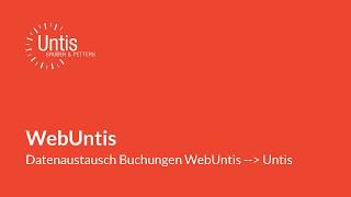 Datenübernahme Buchungen WebUntis  Untis [upl. by Oijres]