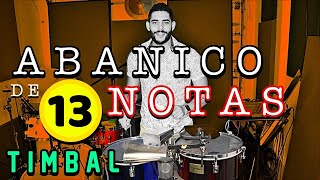 ABANICO DE 13 NOTAS  TIMBAL [upl. by Orpah]