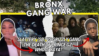 Bronx Gang War  Slattery SB vs Grizzly Gang  Death Of Prince Gz amp Who Is Nay Benz Homie Yaya [upl. by Licastro]