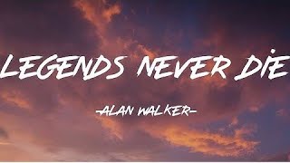 Alan Walker Legends Never Die Lyrics [upl. by Malchy982]