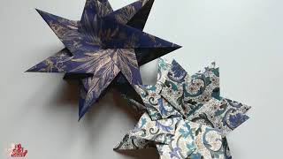 Tutorial Tassotti come creare una stella aurora origami [upl. by Fisch609]