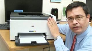 Product Intro to Hewlett Packard LaserJet Pro CP1025nw Color Printer [upl. by Dnomsad]