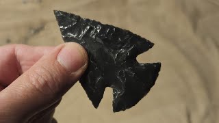 1463  Dacite  Rock to Point Flintknapping [upl. by Nitsirc]