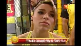 Calle7 T12 Traspaso de Fernanda Gallardo al equipo rojo 06052013 [upl. by Mcclain]