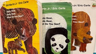 Brown Bear  Baby Bear  Panda Bear all read aloud by Dad Reads board books for kids [upl. by Maddi]