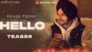 Hello  Nirvair pannu official video Punjabi song  Latest Punjabi songs 2024 [upl. by Sneed646]