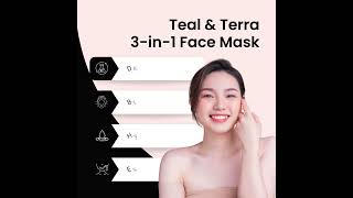 3 in 1 Activated Charcoal mask  Teal and Terra  Skincare Product beauty festiveglow skincare [upl. by Shalom349]