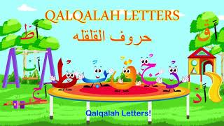 What are Qalqalah Letters Tajweed amp Quran made easy 4 kids الحروف القلقلة [upl. by Annasor]