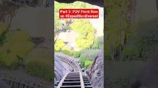 Part 3 POV Front Row on ExpeditionEverest at Disney AnimalKingdom 2024 disneyrides disneyworld [upl. by Hembree]