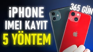 Yurtdışı iPhone İMEİ KAYIT İÇİN 5 YÖNTEM [upl. by Eendyc]