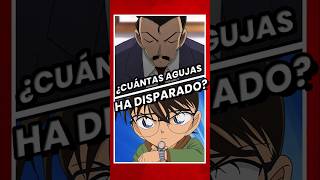 ¿CUÁNTAS AGUJAS HA DISPARADO EL DETECTIVE CONAN 🤔 detectiveconan anime conan manga shorts [upl. by Vassili]