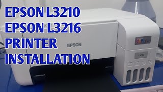 EPSON L3216 EPSON L3210 PRINTER INSTALLATION AND PHOTOCOPY DEMO [upl. by Phaih]