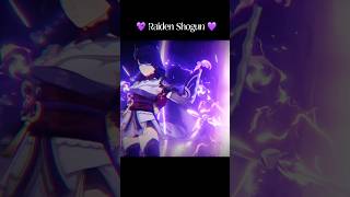 💜 Raiden shogun 💜 genshinimpact genahinimpactlive genshinshorts [upl. by Arracahs]