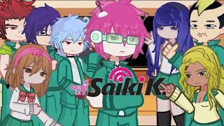 TDKLOSK react to saiki and his Friends Gacha lifeAngst [upl. by Ihteerp]