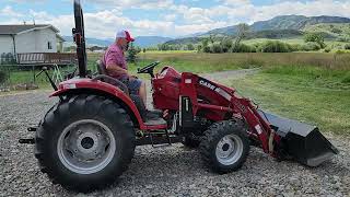 ONLINE AUCTION Case IH DX45 Utility Tractor Closes 962023 [upl. by Kenlay796]