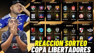 Reacción SORTEO COPA LIBERTADORES 🏆  El Grani [upl. by Ayoted]