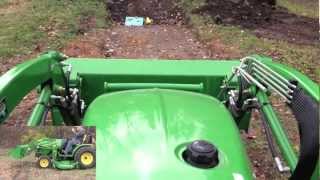 How to remove the loader on a John Deere 2520 [upl. by Dorena]