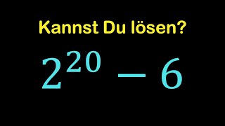 Kannst du diese Aufgabe aus der Mathematikolympiade lösen [upl. by Guillema]