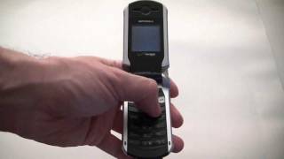 Motorola V265 Flip Cell Phone Review [upl. by Meenen]