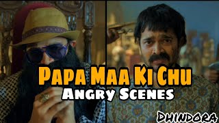 Papa Maa Ki Chu Angry Scenes  Dhindora  Bhuvan Bam [upl. by Anitsyrhc]