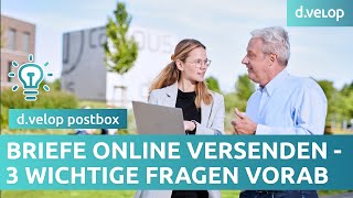 Briefe online versenden  3 wichtige Fragen vor der Einführung der digitalen Briefzustellung [upl. by Hcurob637]