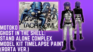 Motoko  Ghost in the Shell SAC 2nd Gig Wave Model Kit Timelapse Paint Rorta Ver [upl. by Sirrad]