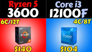 R5 3600 vs i312100F  Worth Spending EXTRA Money [upl. by Eenolem667]