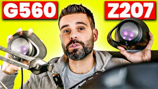 Logitech G560 VS Z207 Computer Speakers Compared [upl. by Watts155]