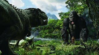 Kong vs VRex Scene Part 2  King Kong 2005 Movie Clip HD [upl. by Akerley]