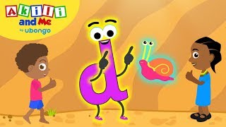 Learn Letter D  The Alphabet with Akili  Cartoons for Preschoolers [upl. by Innob]