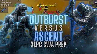 OSRS  OB OUTBURST vs ASCENT XLPC CWA PREP 22v22  60  NO DEATH POV [upl. by Ilyak]