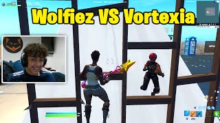 Wolfiez VS Vortexia 1v1 Buildfights [upl. by Natiha]