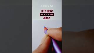 Jisoo drawing with her name  Sorens Art blackpink jisoo apt kpop drawing sjram [upl. by Hutchings58]