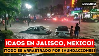 VIDEOS IMPACTANTES CAOS EN ZAPOPAN MEXICO POR INUNDACIONES MASIVAS [upl. by Norac]