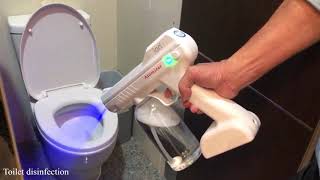 ion Wireless Blue Light Nano Disinfection Auto Spray Gun [upl. by Hirst]