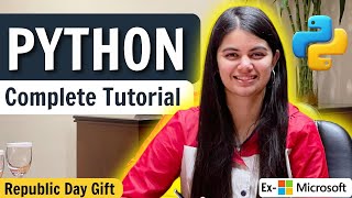 Python Tutorial for Beginners Full Course at shradhaKD  Republic Day Gift [upl. by Notsgnal804]