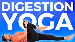 20 minute Digestion Healing Yoga for Bloating Gas amp Cramps [upl. by Herrington]