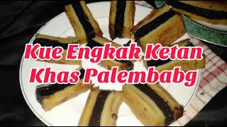 asmr subscribe Resep Dan Cara Membuat Kue Engkak Ketan Khas Palembang Yang Super Enak youtube [upl. by Eelinnej]