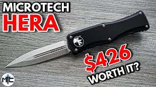 Microtech Hera OTF Automatic Knife  Overview and Review [upl. by Ainesey103]