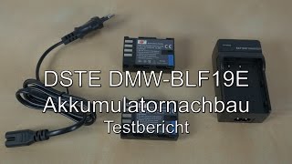 Testbericht DSTE  Panasonic DMWBLF19E Akkumulatornachbau [upl. by Lethia]