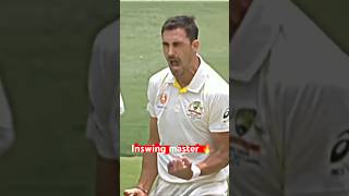 Mitchell starc 🔥 mitchellstarc inswing bowling cricket shortvideo australiancricketer ipl [upl. by Anaujal]